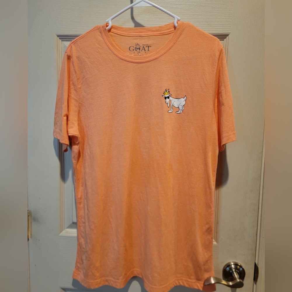 Goat USA T-Shirt M Light Orange